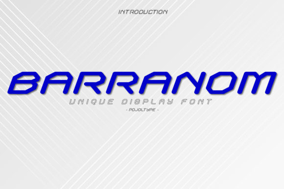Barranom: A Display Font with Quiet Confidence