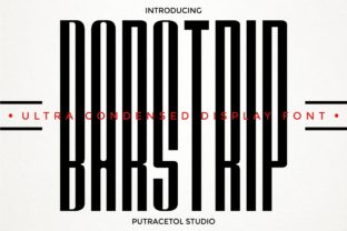 Barstrip: A Display Font with Graphic Impact