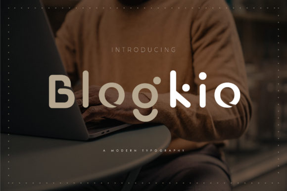 Blogkio: Where Modern Minimalism Meets Bold Typography