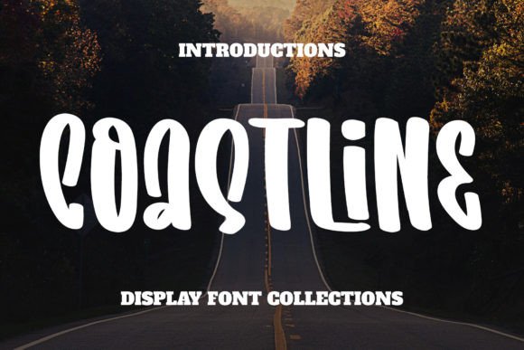 Coastline: A Playful Display Font for Cheerful Designs