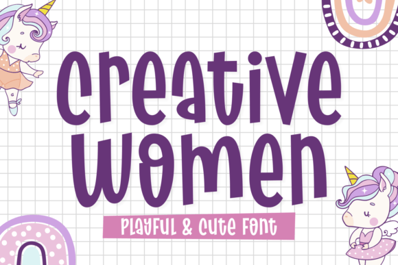 Creative Women: A Magical Display Font for Modern Designs