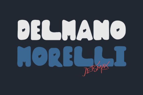Delmano Morelli: A Display Font with Instant Personality