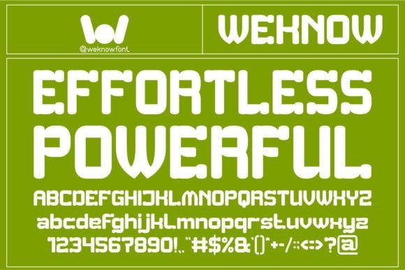 Effortless Powerful: A Typeface for Instant Impact