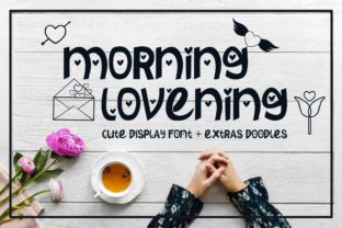 Embrace the Charm of the Morning Lovening Display Font