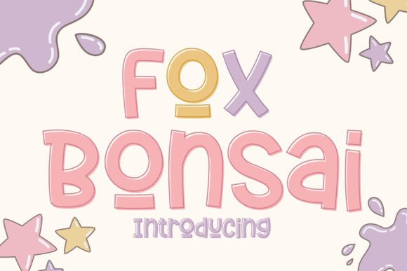 Fox Bonsai: A Display Font with Irresistible Charm