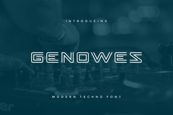 Genowes: A Bold Display Font for Modern Designers