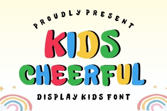 Kids Cheerful: The Display Font That Brings Instant Friendliness