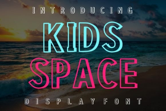 Kids Space: The Display Font for Friendly, Assertive Design
