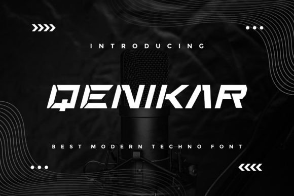Qenikar: A Display Font for Bold, Modern Statements