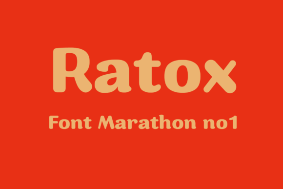 Ratox: Bold Display Typography for Modern Brands