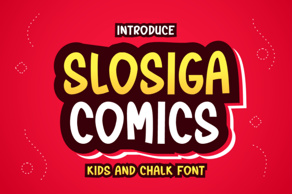 Slosiga Comics: A Fun, Quirky Display Font for Creative Projects