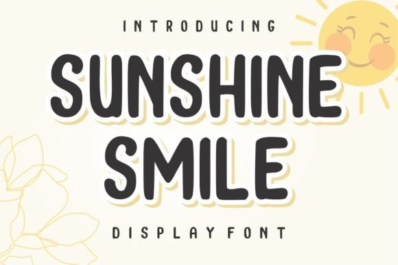 Sunshine Smile: A Font with Chalkboard Charm