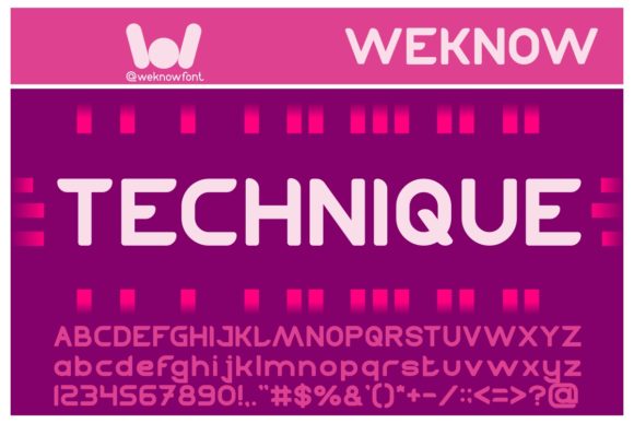 Technique: The Display Font That Commands Attention