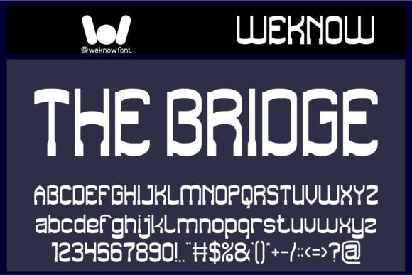 The Bridge: A Slab Serif Font for Modern Branding