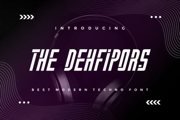 The Dehfipors: A Modern Display Font for Bold Branding