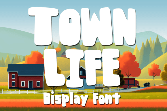 Town Life: A Playful Font for Modern Designs